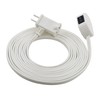 Prime EC870615 15-Foot 16/2 SPT-2 Remote Switch Cord, White