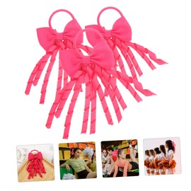 Baluue Hair Ribbons Girl 3pcs Cheer Bows Hair Ties for Girls Cheerleader Activities