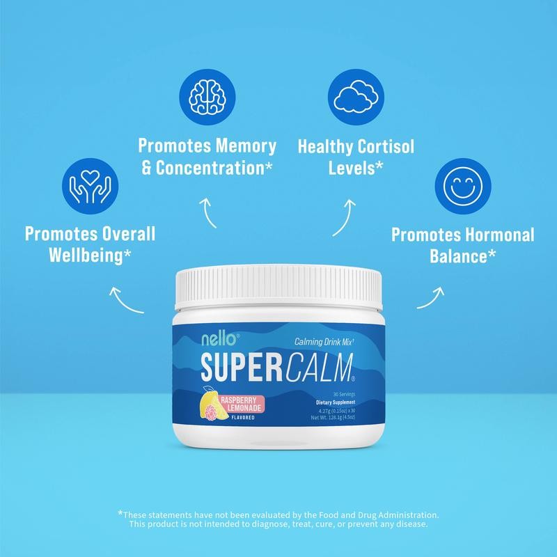 Supercalm Best Selling Flavors Bundle Tubs (2-Pack):_Blue Coconut + Raspberry