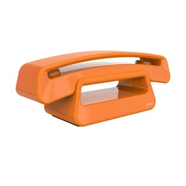 ALCATEL ePure Iconic - DECT Cordless Phone - Classic Design - Large Highly Legible Graphic Display - Handsfree - Call Barring - Orange