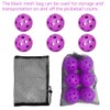12 Pack Pickleball Balls, 40 Holes Outdoor Pickleballs, High Elasticity