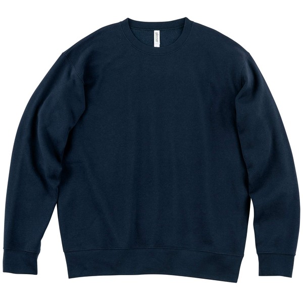 Glimmer 00346-AFC Men's Dry Fleece-Lined Sweatshirt, 10.0 oz, nvy, LL