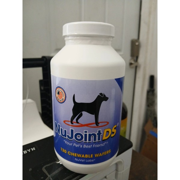 NUVET LABS - NuJoint DS Canine Natural Supplement Wafers 120