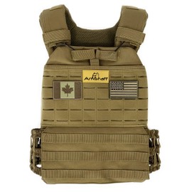 AmStaff Tactical Weighted Vest - Adjustable Weight Vests for Men & Women - Versatile Wearable Weighted Vest for WODs, Workout, Strength and Endurance Training, Running, (10 LB)