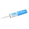 CRL Black RTV408 Industrial and Construction Silicone