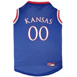 Pets First KU-4020-XS Kansas Basketball Jersey, Multicolor, One Size