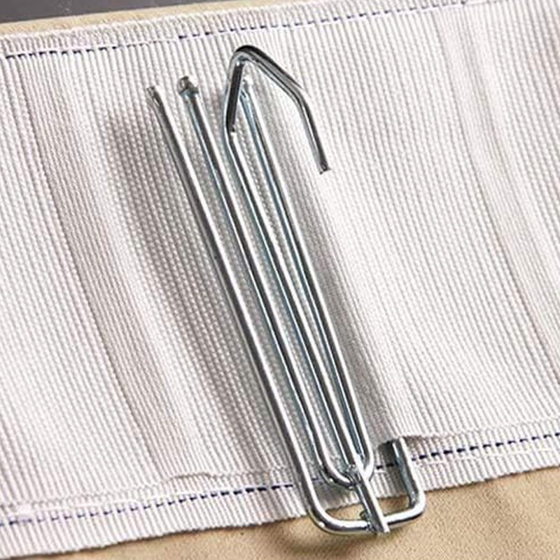 Heavy Duty Metal Curtain Hooks Pinch Pleat Deep Prong Hooks