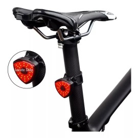 Cob Lamp Lámpara Luz Led Cob 6 Modos Rojo Bicicleta Trasera Aluminio