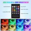 Nilight 4Pcs Car Underglow Neon Accent Strip Lights 252 LEDs