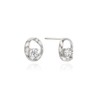 Ring and Twinkle Silver Earrings OTS122401QWW White / 링 앤
