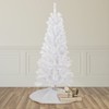 Northlight Georgian Pine Artificial Pencil Christmas Tree Unlit, 4.5', White
