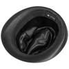 Lipodo Trilby Ski Leather Hat - Fabric Hat in Leather
