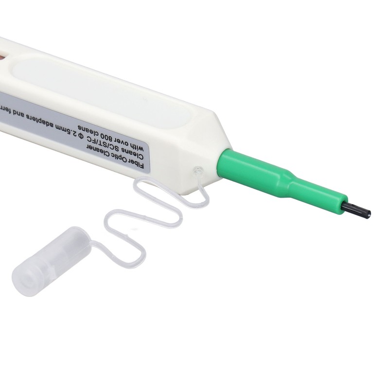 Fiber Optic Cleaning Pen Sound Prompt 180 Degree Clean Low