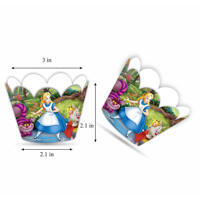 Seyal® Alice in Wondrland Cupcake wrapper