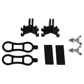 Sarini 2 Sets Road Bike Mountain Bike License Plate Holder Fixed Fit Competition Round Tube Team Club Brand Mount Bike License Plate Holder