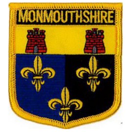 Klicnow Monmouthshire County Embroidered Patch 6CM X 7CM (2 1/2" X 2 3/4")