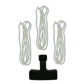 YAMAKATO GX390 420cc Generator 5000 6500 7000 8500 8750 9000 9500 Pull Cord for Honda GX340 GX610 Champion Predator 389cc 4.5mm 3/16in Generator Pull Cord Rope 4.65ft w/Starter Handle Grip