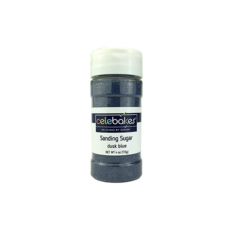 Celebakes by CK Products Dusk Blue Sanding Sugar, 4 Oz.
