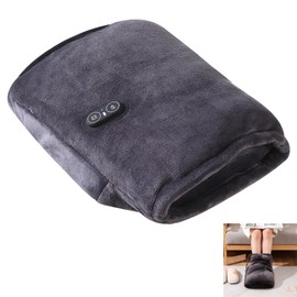 QUJIFETU Foot Massager with Heat, Gentle Foot Massager Machine with 3 Adjustable Heating Levels, Foot Warmer Under Desk,Suitable for Home,Office