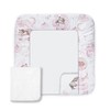 Balbina Cotton Changing Table Mat, Washable Changing Mat with Interchangeable