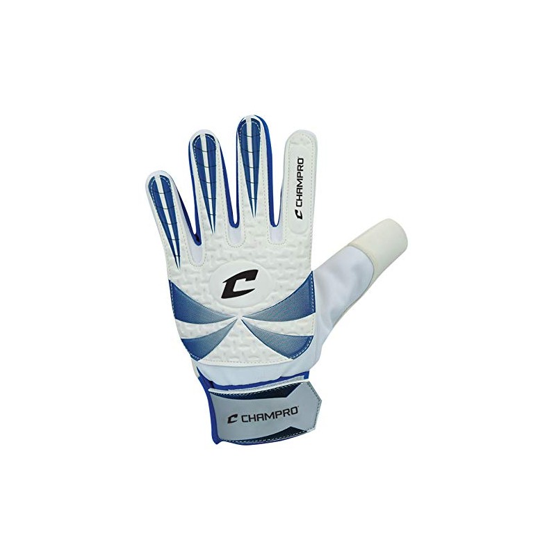 CHAMPRO Soccer Goalie Gloves (Blue/White, 9/3-mm) (SG3-9)