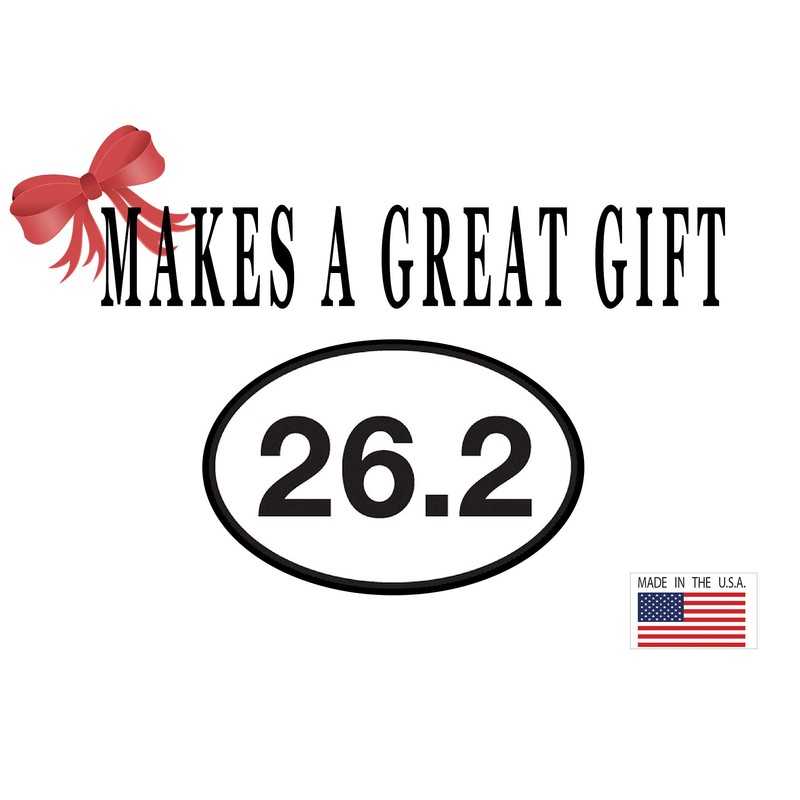 Rogue River Tactical 26.2 Marathon Running Sticker Bumper Sticker Oval