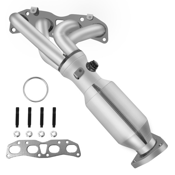 [Front]FortunaFlow Exhaust Manifold Catalytic Converter Compatible with Nissan Frontier 2005-2012