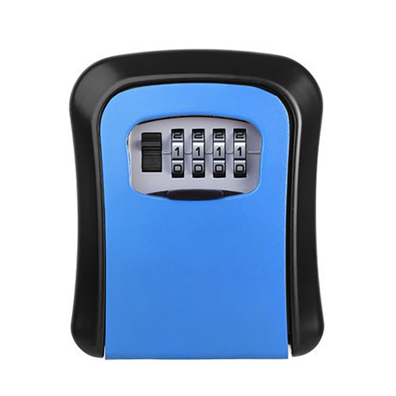 Key Box Wall Mounted 4 Digit Aluminium Alloy Simple Safe
