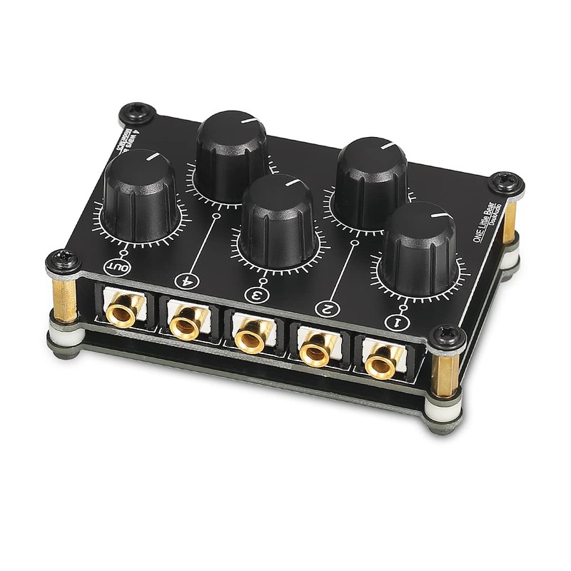 Little Bear MC5 Mini Portable Stereo 4 Channel Audio Mixer
