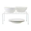 Greenbrier Kitchen Cabinet Shelf Storage Organizer Rack, Set of 2