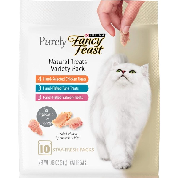 Fancy Feast Purina Fancy Feast Natural Cat Treats 10 Count