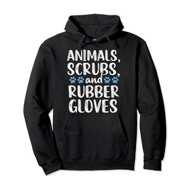 Veterinary Assistant Cute Vet Tech Animal Lover Tee Women Pullover Hoodie