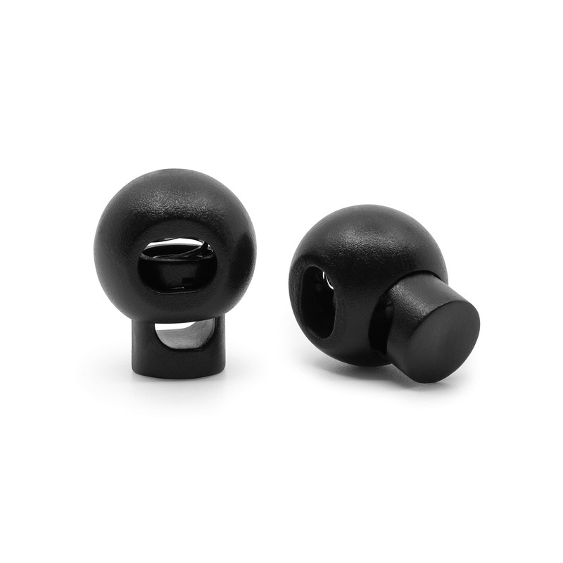 Dritz Round Cord Stops Locks Black Bag & Tote Accessories