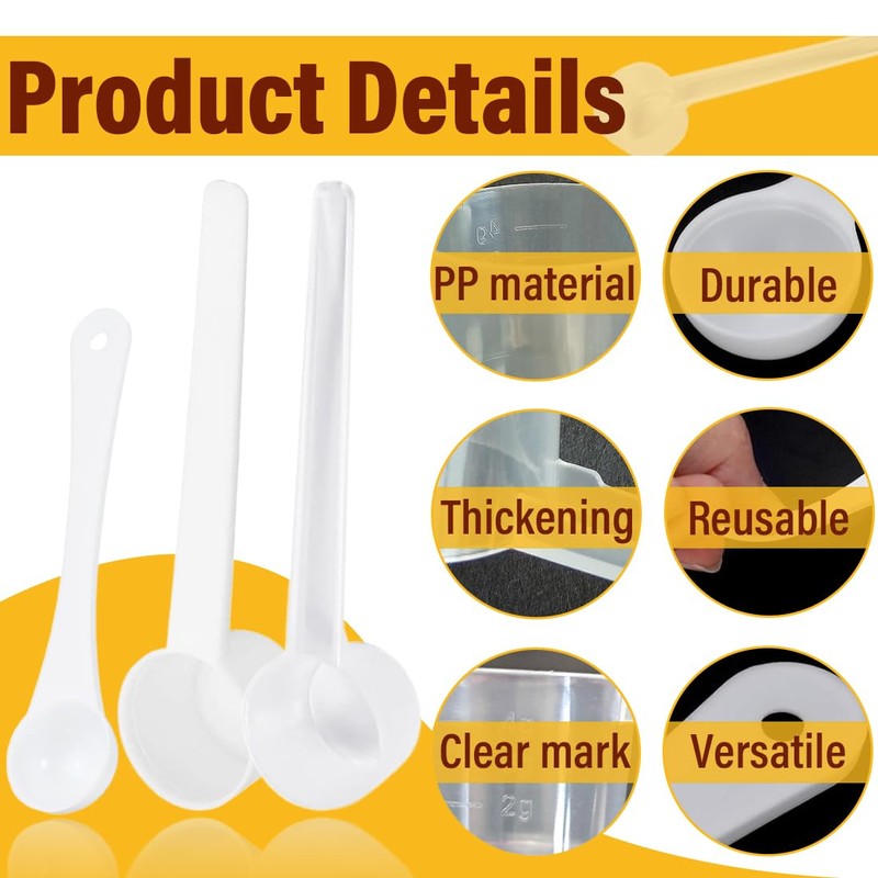 EORPAVU Measuring Spoon Sets 4 Pieces Measuring Cup with 2