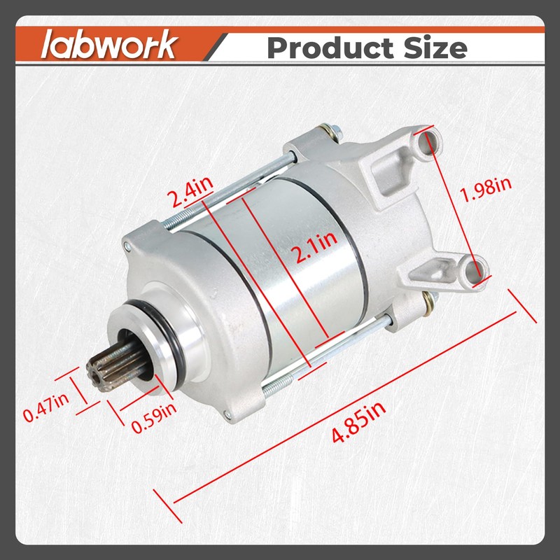 labwork Starter Motor Replacement for Honda CRF450X CRF450 2005-2018 31200-MEY-671