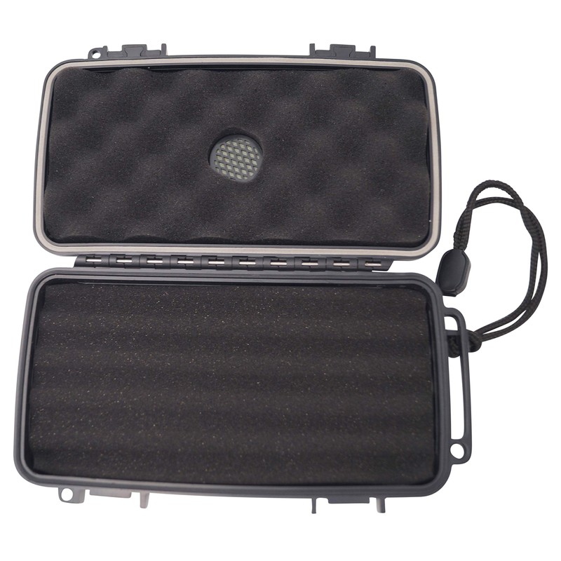 GERMANUS Cigar Humidor Travel Case for up to 5 Cigars,
