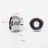 Tebbomp Din to Yoke Insert Tank Valve Adaptor Converter Scuba