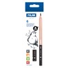 MILAN® Box of 6 6B MAXI Triangular Graphite Pencils