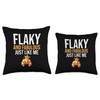 Flaky and Fabulous, Just Like Breakfast Pastry Croissant Throw Pillow