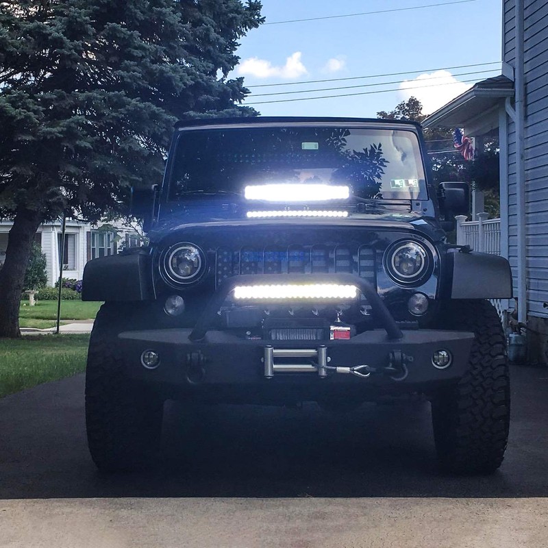 Nilight LED Light Bar 22Inch 120W Spot Flood Combo Off