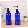 Baluue 2pcs Travel Toiletries Bottles Shampoo Containers Pump Liquid Bottle