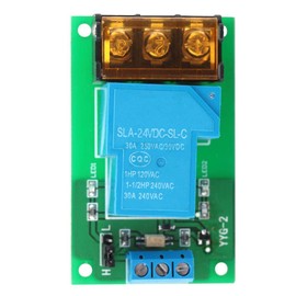 Trigger Relay Module High Performance Disposable Trigger Optocoupler Isolating Relay 30A YYG-2 for High/Low Levels (24VDC)