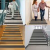 QWORK 20ft Vinyl Stair Nosing, Stair Steps Edge Trim Non-Slip