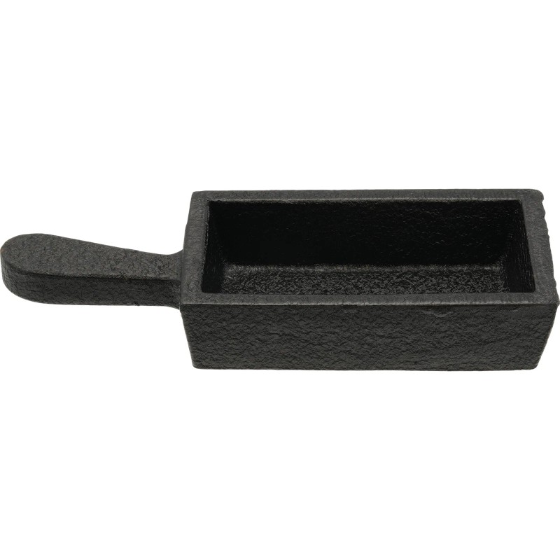 FindingKing 4 100 oz Cast Iron Bar Ingot Molds W/