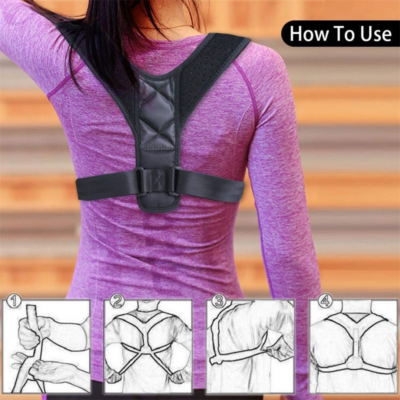 Unisex Upper Back Posture Corrector Posture Shoulder Back Holder Clavicle
