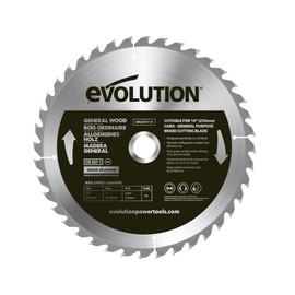 Evolution Power Tools Power Tools Wood Carbide-Tipped Blade, 255 mm