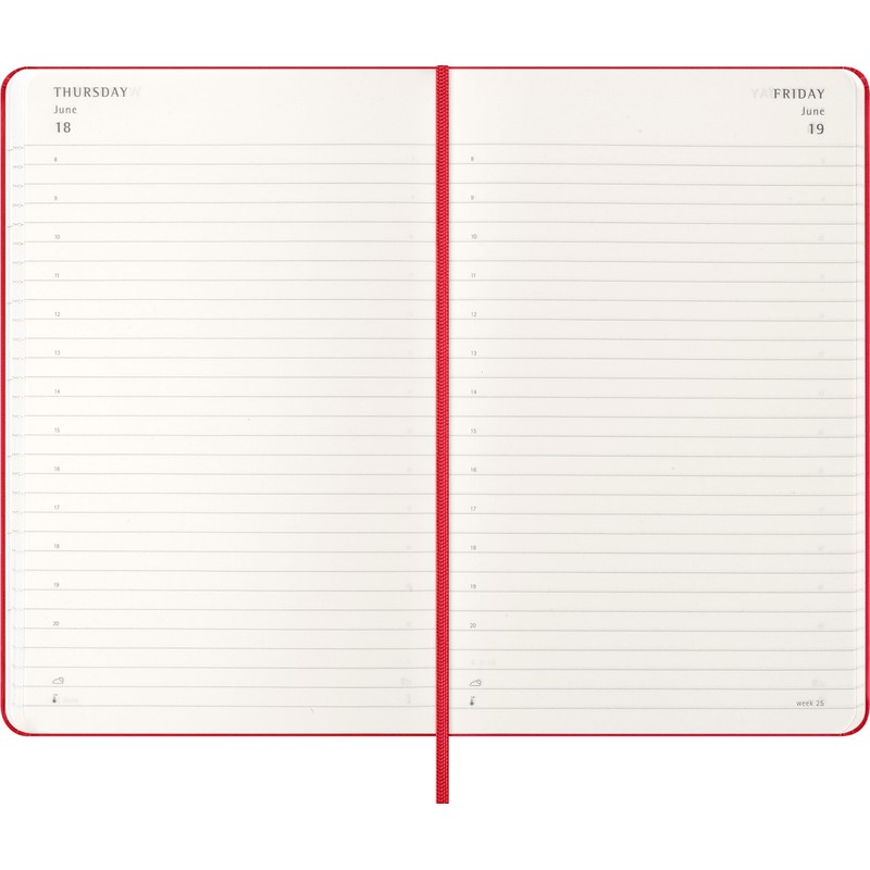 Moleskine Classic 12 Month 2026 Daily Planner, Hard Cover, Large