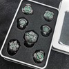 GIUADKXD Metal DND Dice Set - MTG Dungeons & Dragons
