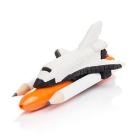 SUCK UK Fun Space Set Children's Pencil Eraser (Space Shuttle Stationery)