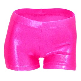 LUOUSE - Pantalones cortos de gimnasia para niñas, para niños pequeños, 00 1 pieza rosa, 8-9 Años